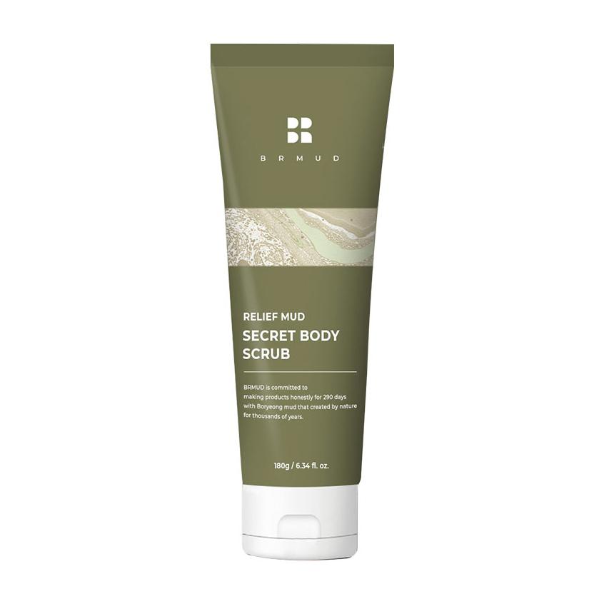 

BRMUD Boryeong Mud Secret Body Scrub – Exfoliating & Nourishing Shower Treatment, Korean