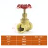 Válvula de Gaveta de Latão 1/2"-1" DN15-DN25 para Sistemas de Óleo, Gás e Água – Controle de Fluxo de Precisão de Grau Industrial