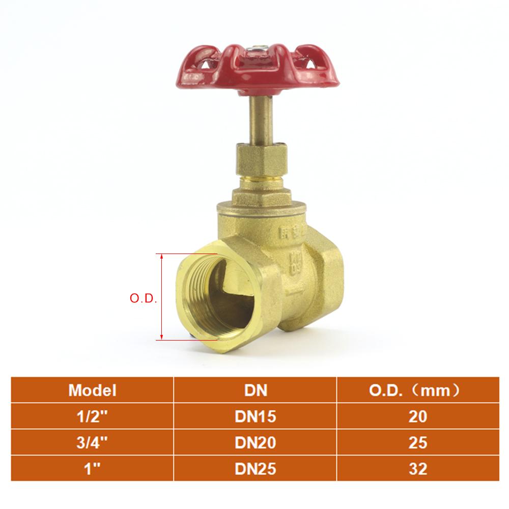 

Brass Gate Valve 1/2 -1 DN15-DN25 for Oil, Gas & Water Systems – Industrial Grade Precision Flow Control 1/2