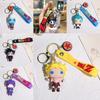 Adorable Dragon Ball Keychain Goku Pvc Figurine Cute Anime Car Pendant Gift
