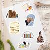 Reading Book Stickers Students School Season Diy Gift Toys Decoration Decal For Scrapbook Journal Laptop Phone Bottle Waterproof