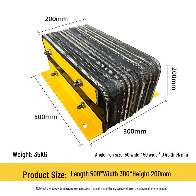 Rubber Anti-Collision Pad Car Stopper for Warehouse Dock and Truck Unloading