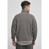 Plus Size Urban Classics Oversized Roll Neck Jumper - Dark Grey
