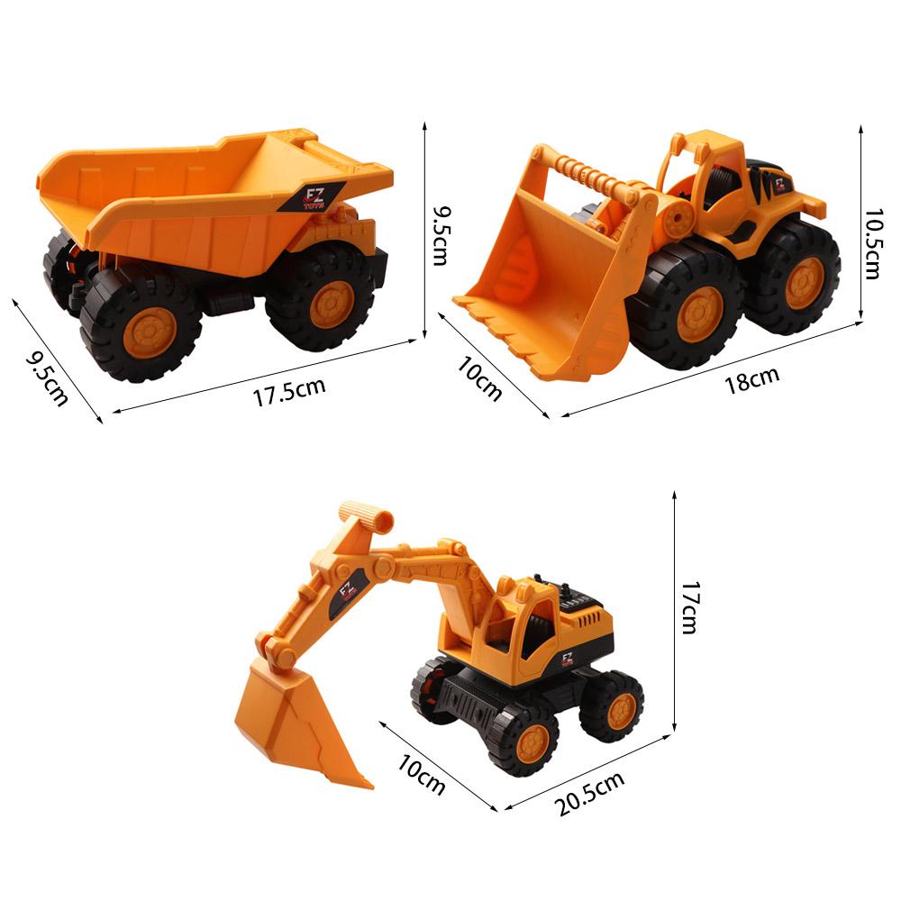Inertia Driving Engineering Car Toy Friction Digging Dump Truck Construction Vehicles Toys Bulldozer Early Education