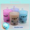 Large Milk Tea Squeeze Toy Stress Reliever With Creative Design Soft Rubber Cup