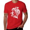 White Rabbit In White T-Shirt Plain Customs Design Your Own T Shirt for Men