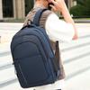 Lightweight Men's Business Backpack Minimalist Anti-splash Water Oxford Cloth Laptop Bag Scratch Prevention Solid Color