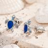 Kreative Tier-Steckohrringe für Damen Niedliche Vielseitige Schildkrötenförmige Accessoires Zarter Damen-Party-Schmuck