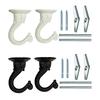 Set of 2 Multi Purpose Ceiling Hooks Hangers Ceiling Hooks Designed for Hanging Various Items Indoors and Outdoors