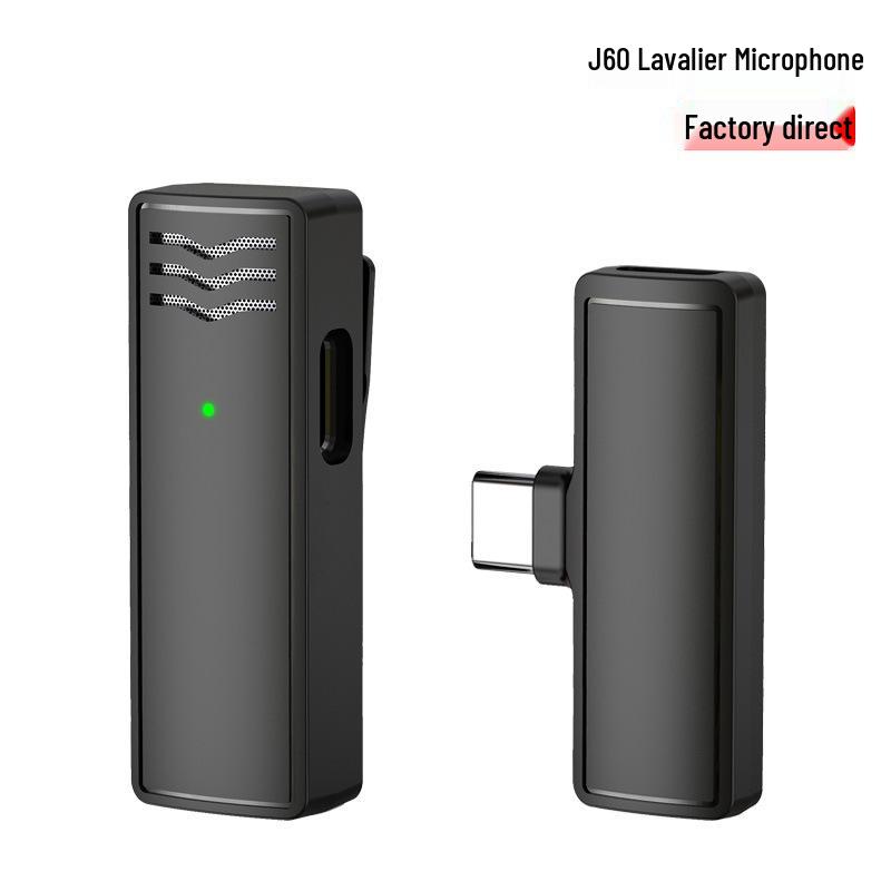 New J81 Lavalier Microphone: Smart Noise Reduction, Wireless J82 Three-in-One Mic