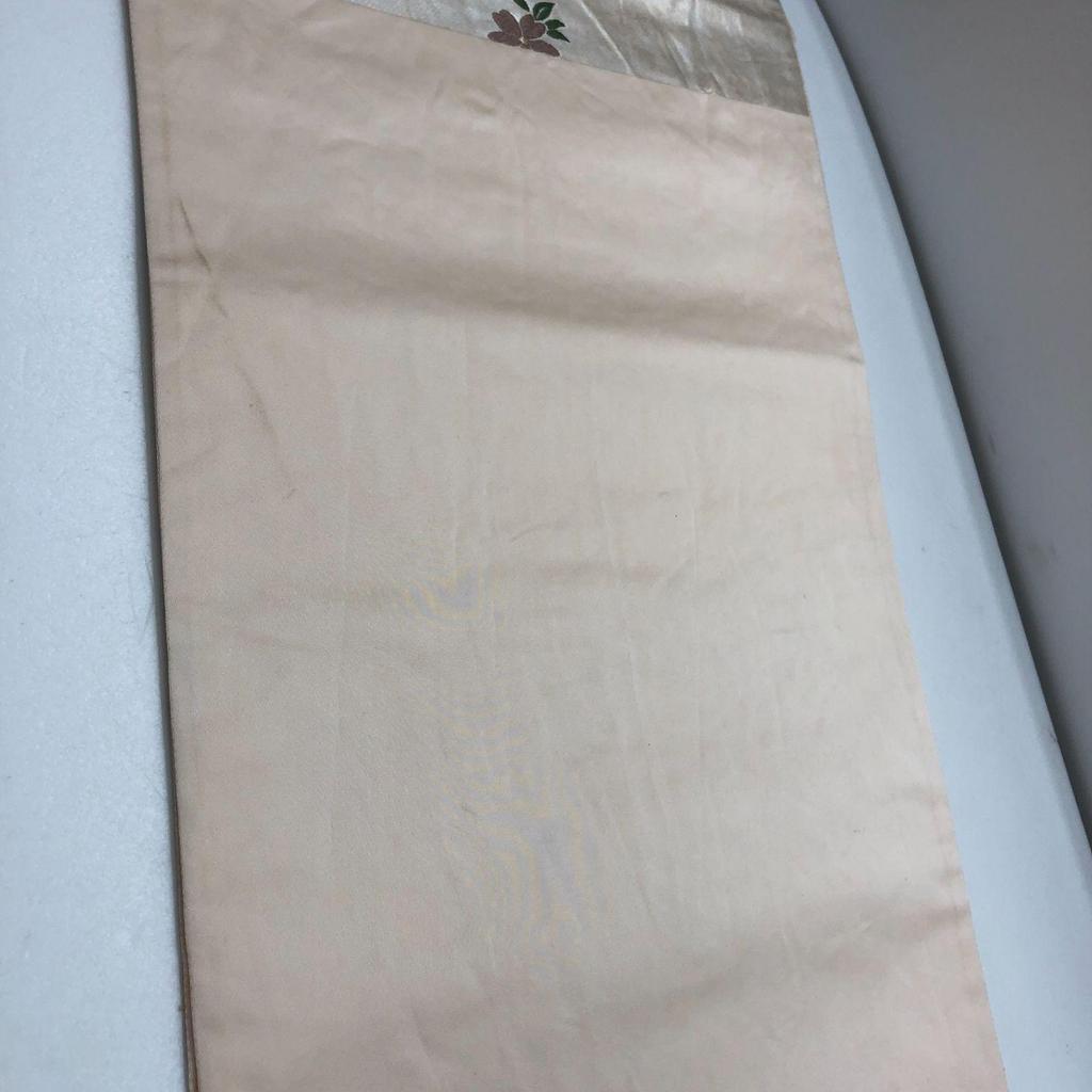 Used Fukuro Obi, Gold Thread, Pure Silk, Six-panel Pattern, Butterfly, Chrysanthemum, for Women, Japanese Clothing, Kimono, Furisode, SGSF26-1375