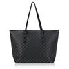 TYTAOATYT Tote Bag, Large Capacity Business Bag for Women, Shoulder Bag, A4 Size, 15.6-inch Laptop, Simple Design with Interior Pocket and Zipper,