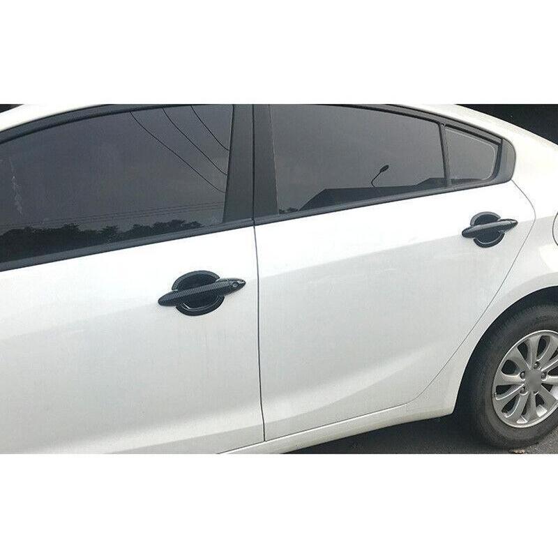 Fit For Kia Forte K3 2014-2018 Carbon Fiber Exterior Side Door Handle Cover Trim