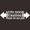 Premium Auto Door Caution Sticker Safety Convenient Application Process