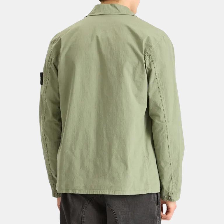 STONE ISLAND Solid Color Zip Collar Long Sleeve Jacket Men Jackets K1S151200012S0063-V0059