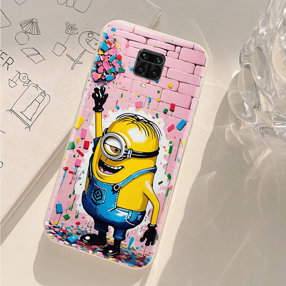 AM26 Lustige Minions Klare Hülle für Samsung A04 A14 A23 A34 A54 M23 M33 M52 M53 Realme 10 9 C30S C35 C55 VIVO Y02 Y21 Y33S Y51 X80 V25 Abdeckung