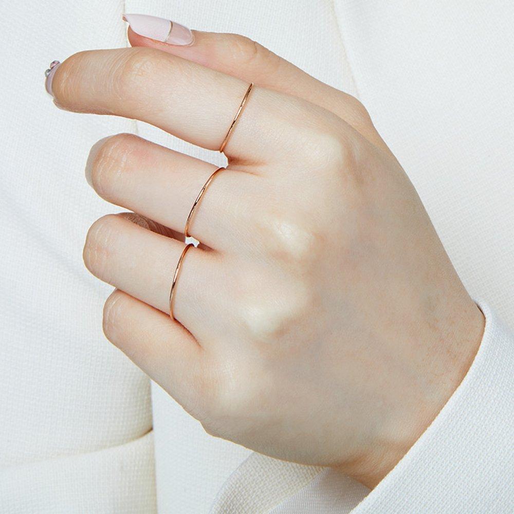 [Dorocy] 14K Basic Moiring Ring