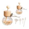 YFFSFDC Perfume Bottle, Aroma Hanging Aroma Perfume Bottle, Car Diffuser Bottle with Lid, Refill, Air Freshener, Perfume, Decorations, Car