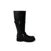 2025 autumn and winter new Maillard platform boots women's retro western knight boots brown with skirt cowboy boots