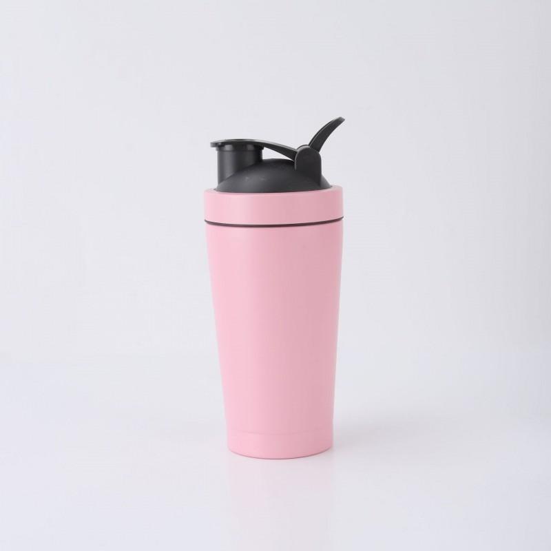 Edelstahl Protein Shaker Flasche 500ml 750ml Vakuumisoliert Fitnessbecher Mit Auslaufsicherem Deckel