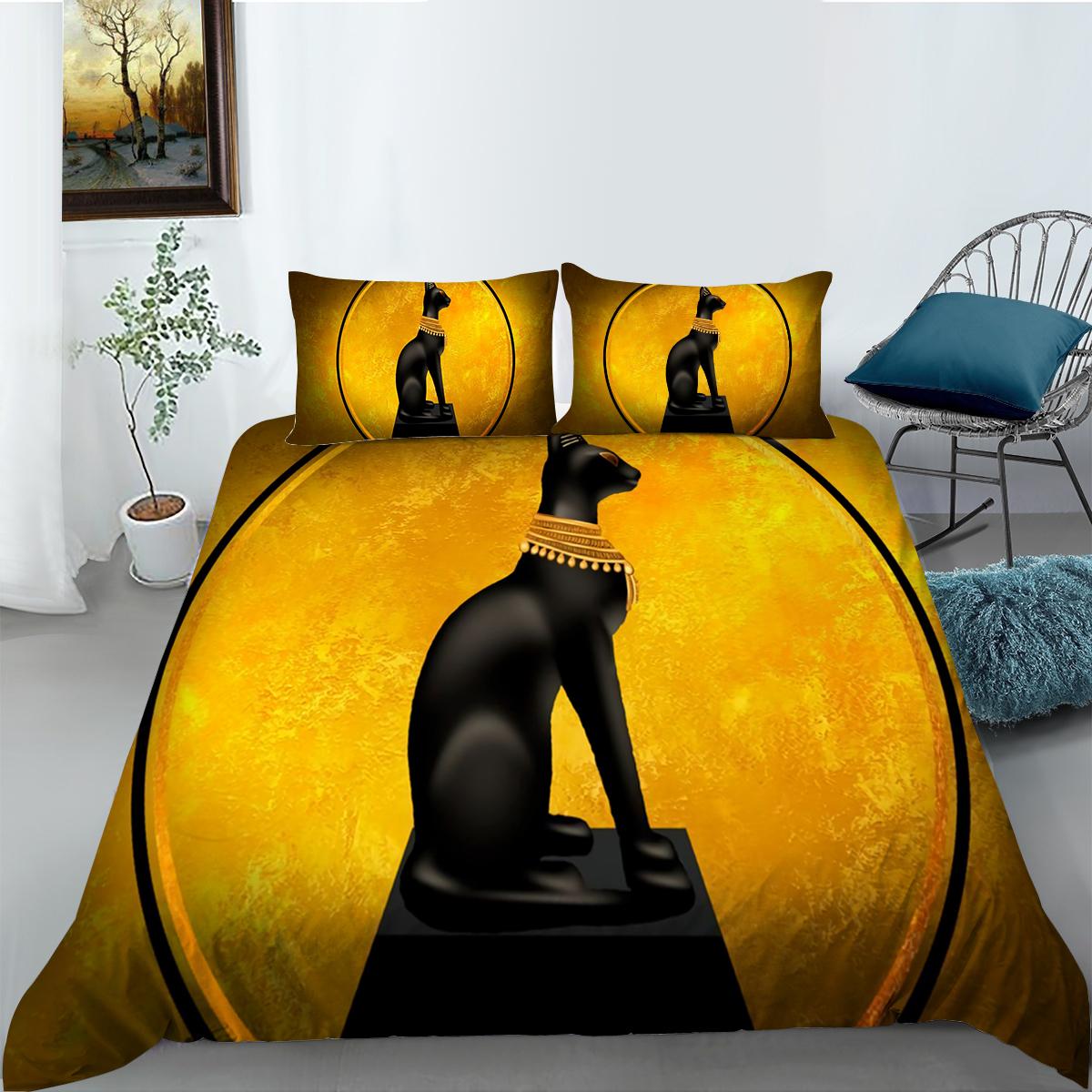 

Удобный комплект постельного белья в египетском стиле, 3D пододеяльник, 2/3 предмета для мальчиков/подростков/мужской комнаты, роскошный мягкий домашний текстиль DE 100x135cm