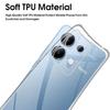 Hülle und 2 gehärtete Gläser für Xiaomi Redmi Note 13 Pro 4G (nicht für 5G) - Verstärkter Stoßschutz Silikon