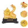 Year of Snake Sculpture 2025 Chinese New Year Gift for Office Entrance Shelf