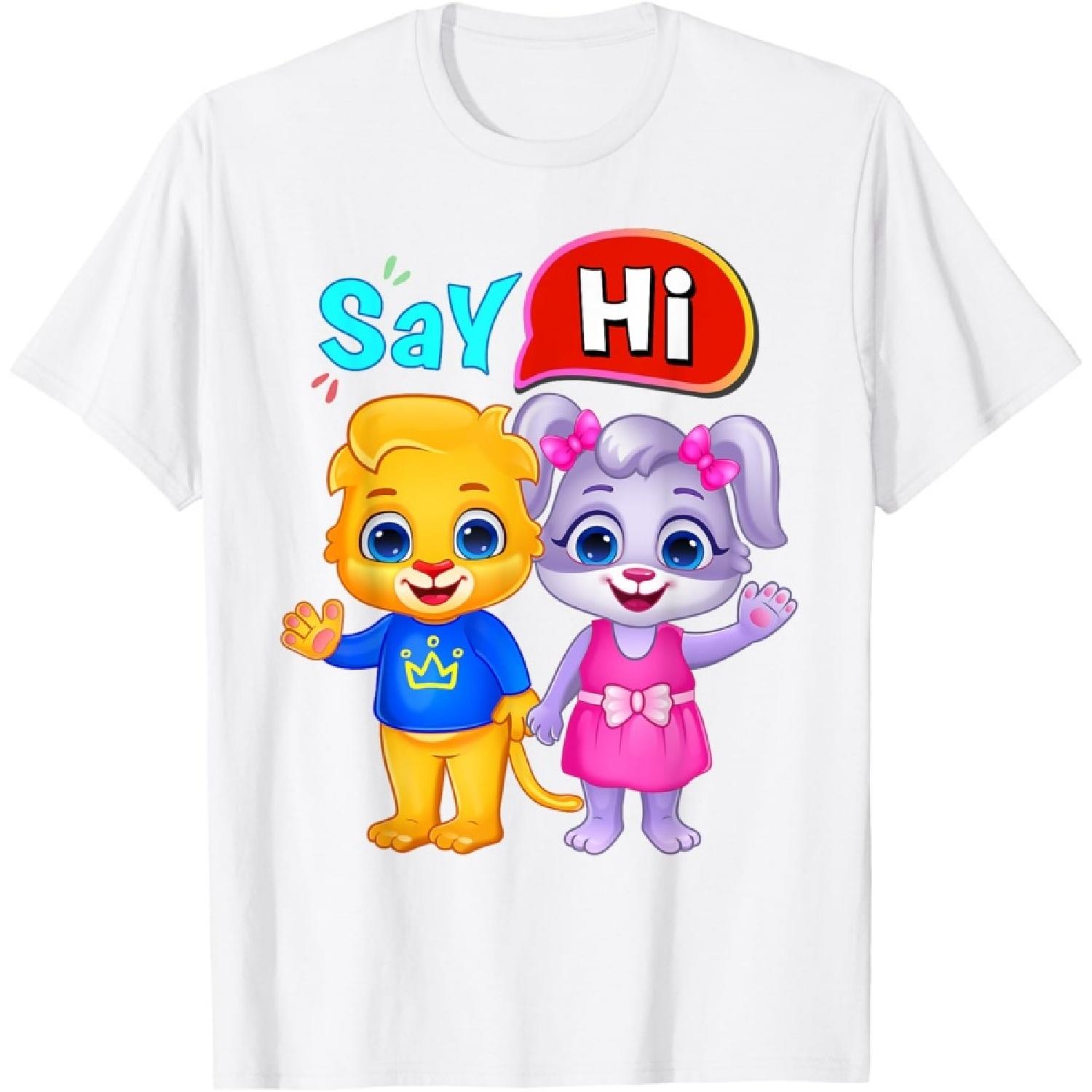Lucas and Ruby _ Popular Characters Lucas & Friends Official T-Shirt XXXXXL белый