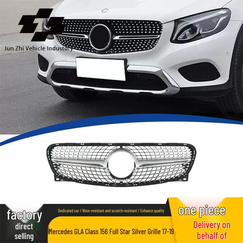 Mercedes-Benz GLA W156 Front Grille Replacement (2017-2019), Star Silver