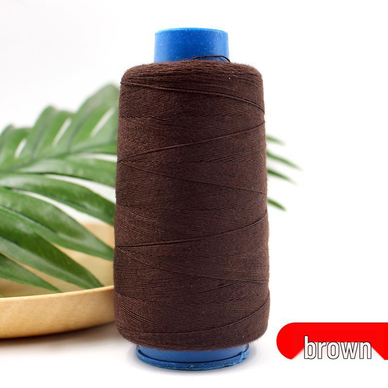 Polyester Sewing Thread: Black, White, Yellow - 203-Strand for Jeans, Canvas, Machine & Hand Sewing