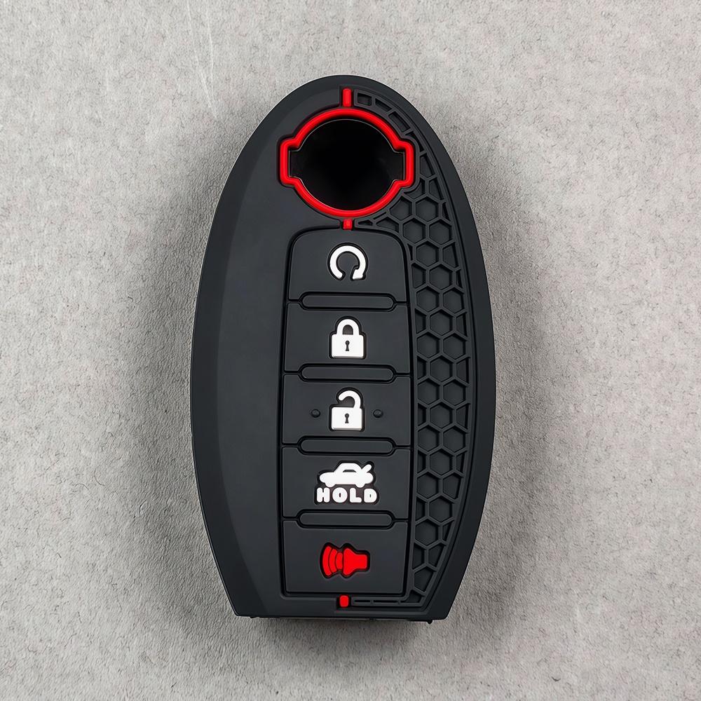 Silicone Car Key Shell Case Fob Cover For Nissan Maxima Altima Versa Sentra Sunny Sylphy Teana Qashqai X-Trail Juke