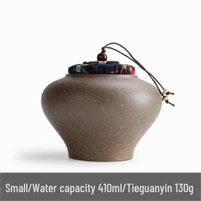 Coarse Pottery Tea Caddy