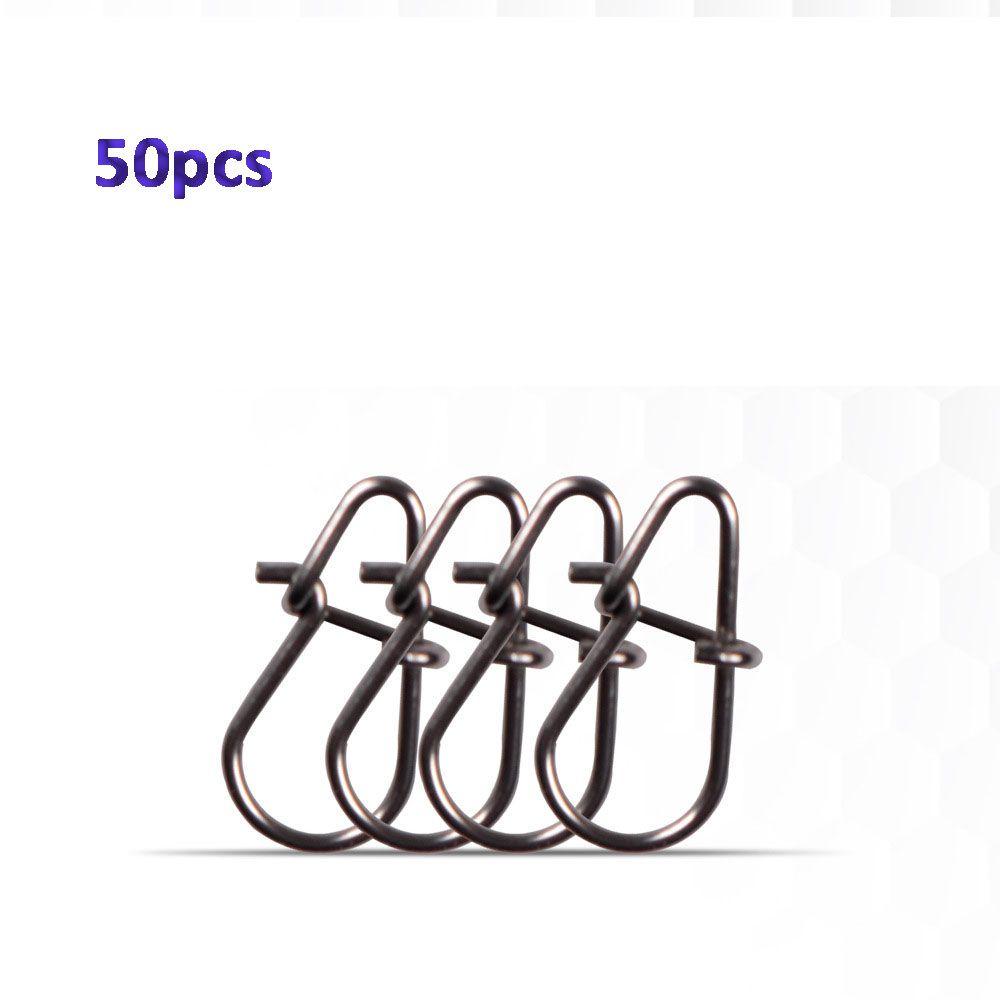 

Solid Rings 0.6mm Fish Hook Fishing Accessories Safety Snaps Fast Clip Lock Lure Connector Pins серый