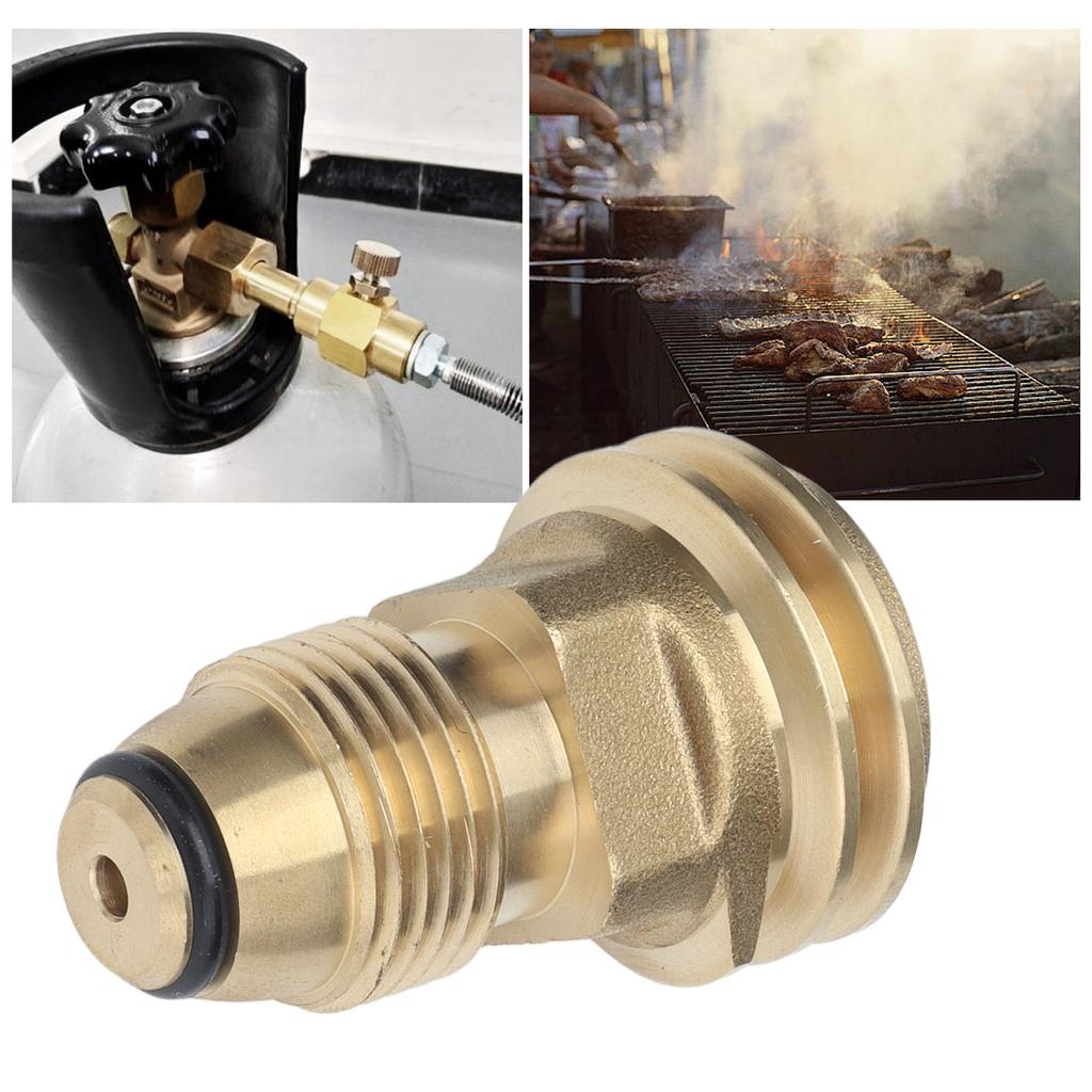 G1/2 invändig gänga propantankadapter mässing lufttät anslutning gasugnskonverteringskoppling