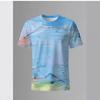 3D Printing Painting T-Shirt Men's Fashion Men's Short Sleeve T-Shirt Summer Round Neck Short Sleeve T-Shirt