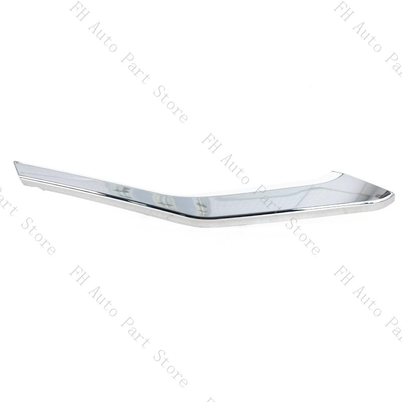 For Mitsubishi Eclipse Cross 2018 2019 2020 2025 Front Bumper Headlight Lower Chrome Trim Strip Molding Decorative Cover Lid