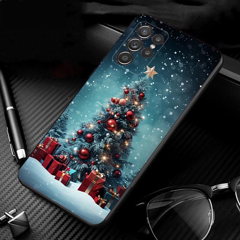 Phone Case For Samsung Galaxy S25 S24 S23 S22 S21 Ultra S24 S23 S22 S21 S25 Plus S24 S25 FE Christmas Tree Light