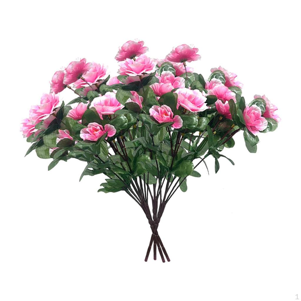 4 Bundle of Artificial Flowers Flower In The Open Away Balcony
