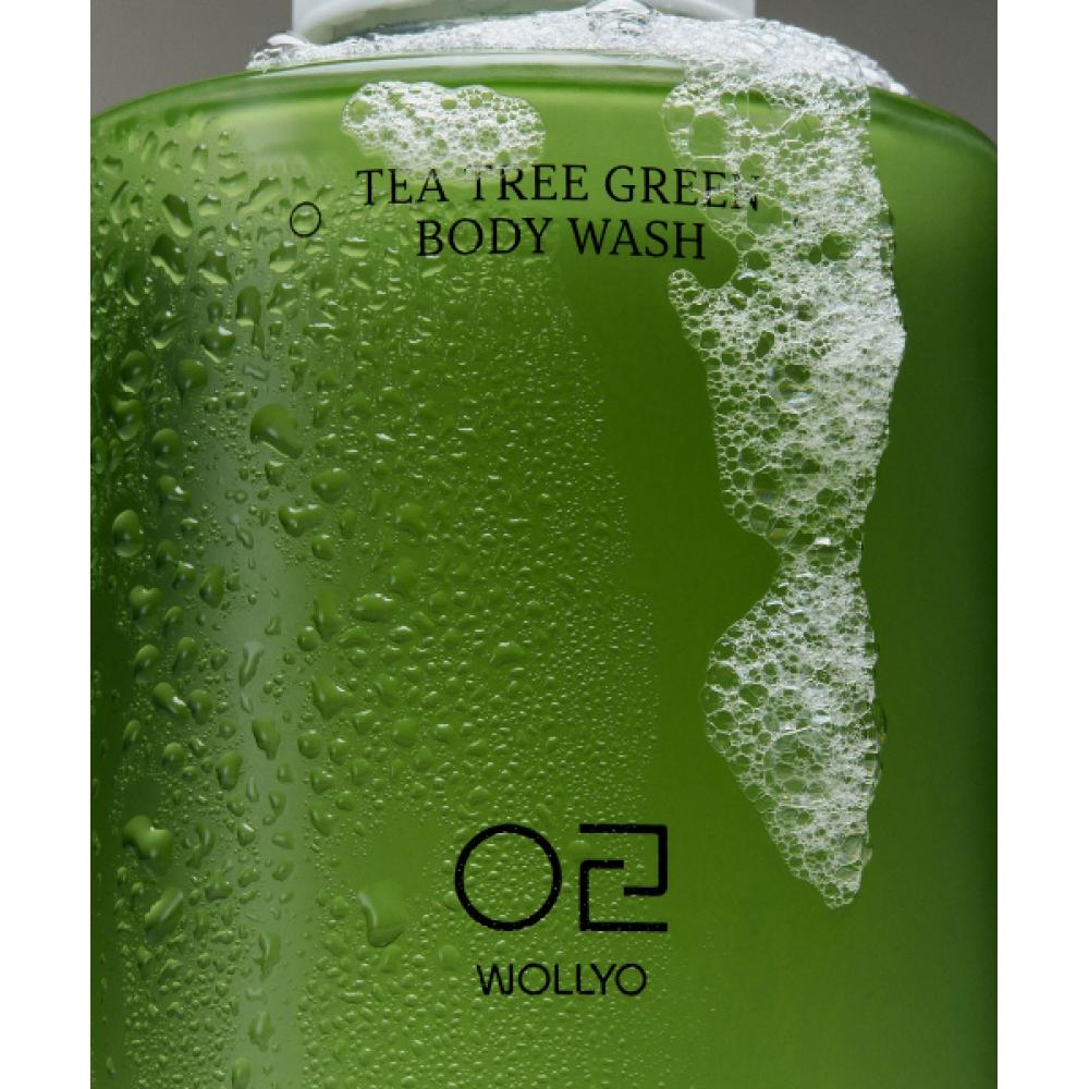 Wollyo Tea Tree Green Back Body Wash Duo Pack Of 2 Tea Tree Green Back Body Wash Duo (2 pack)