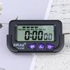 Transparent Clock Mini Electronic Digital Alarm Button Vehicle Mounted for Car Home Fashionable