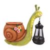 Pot de fleur statue escargot en résine Résistant au soleil Pot de fleurs décoratif en résine Mignon Vase de jardin Décoration de jardin