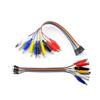 10pin Double End Alligator Clips Male Female 20cm 30cm Jump Wire Test Lead Cable Line Clip - Durable and Flexible Wire Connectio