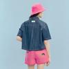 Teenie Weenie Bear Smiley Collaboration Cropped Lapel Shirt