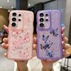 Samsung S11Ultra Mobile Phone Case A11 Epoxy Glitter S11FE Transparent Wavy A11 Protective Case