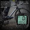 Contachilometri per bicicletta senza fili, computer per bici con display LCD, impermeabile, facile da installare, contachilometri alimentato a batteria, computer per bici