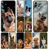 German Shepherd Golden Retriever Dog Phone Cover for Xiaomi Redmi Note 12 10 11 9 8 Pro 10C 12C 9T 9A Note11 Note12 5G 4G Case