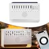 Bedtime Relaxation 200*130*90mm Aromatherapy Device Adjustable Brightness Night Light Timer Settings Flame Simulation