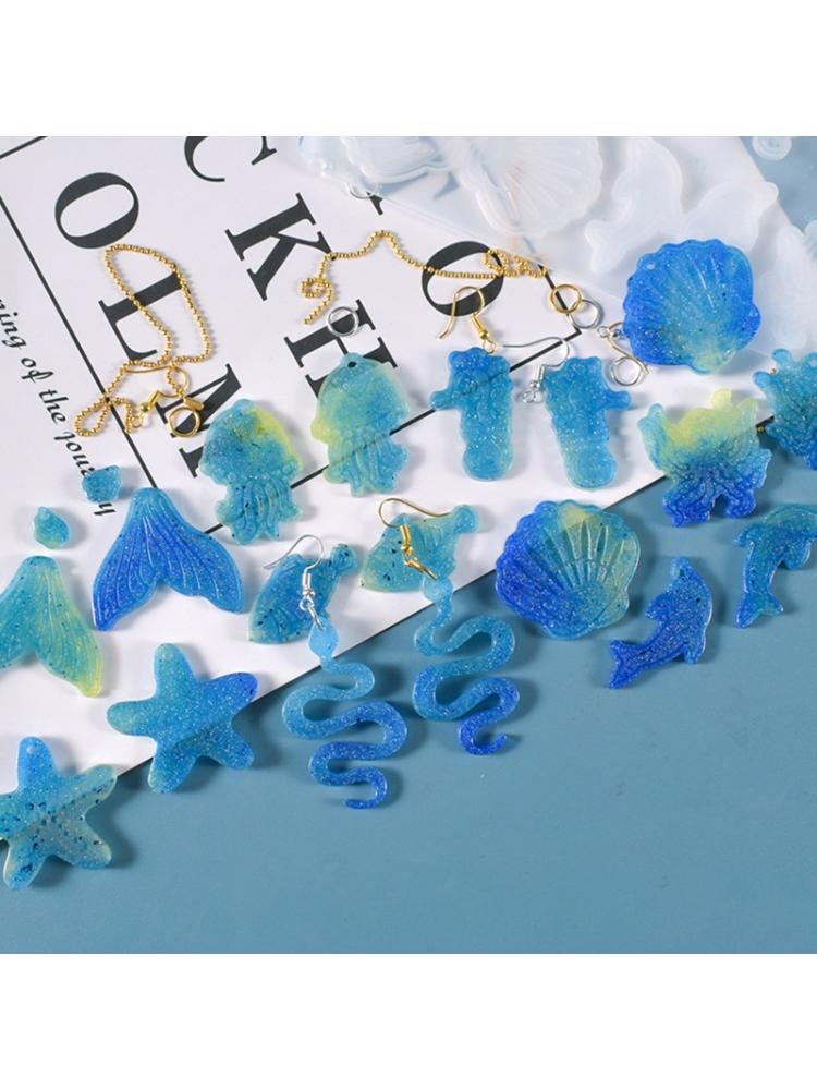 Earring Resin Molds Jewelry Casting Molds Silicone Pendant Mould Epoxy Resin Molds Earring Resin Jewelry  Craft Mould