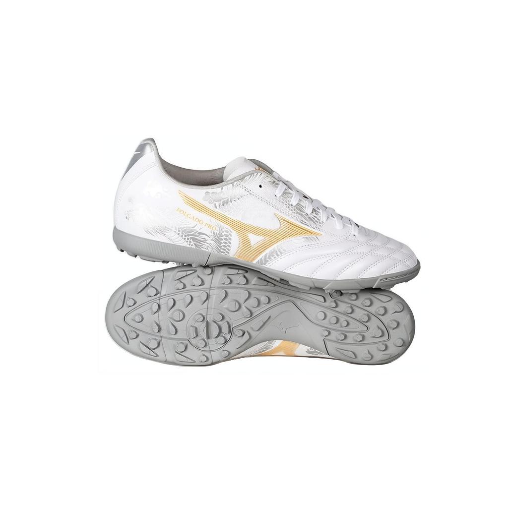 Mizuno Morelia Neo Lightweight AG (Rubber Short Studs) Shock Absorbing Durable Breathable Fit Soccer Shoes Men Soccer Shoes Platinum P1GD249331