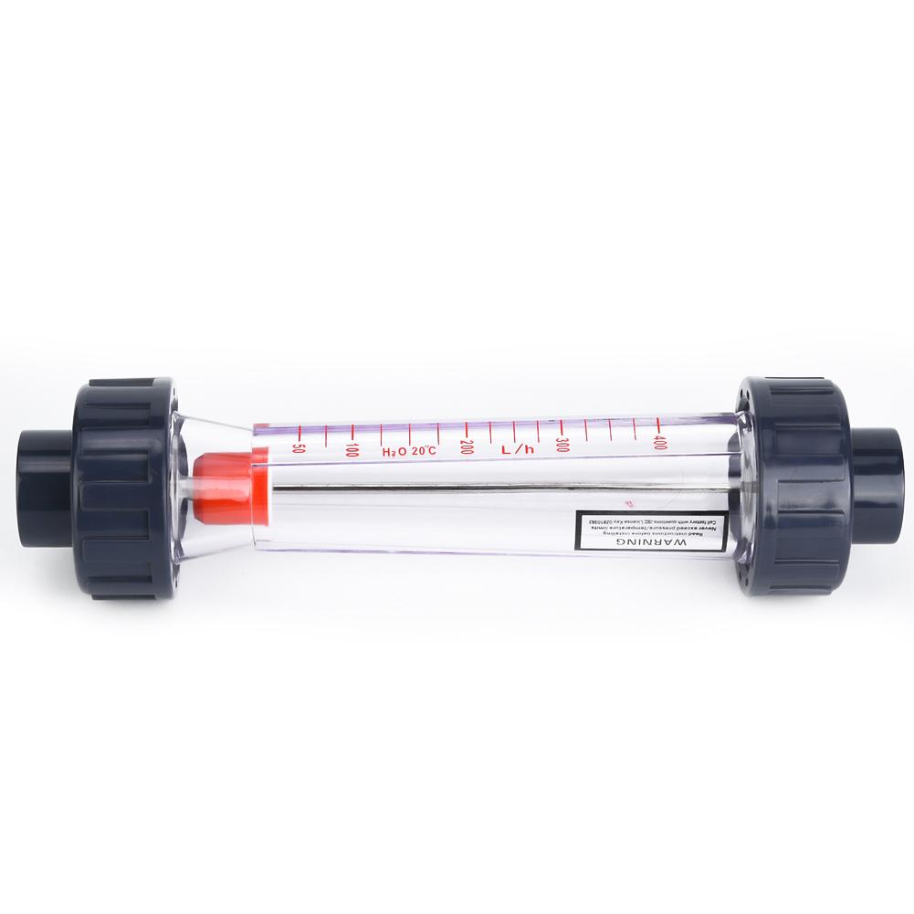 LZS 20 (D) ABS Plastic Tube Type Liquid Flowmeter High Accuracy Wate Flowmeter 40 400L H
